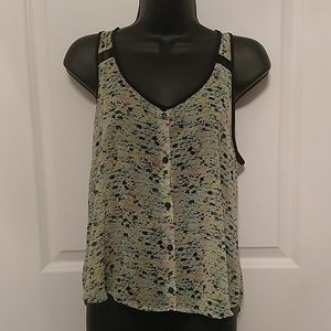Lush chiffon tank top
